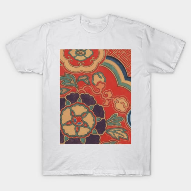 VINTAGE CHINESE BROCADE Pop Art T-Shirt by BruceALMIGHTY Baker